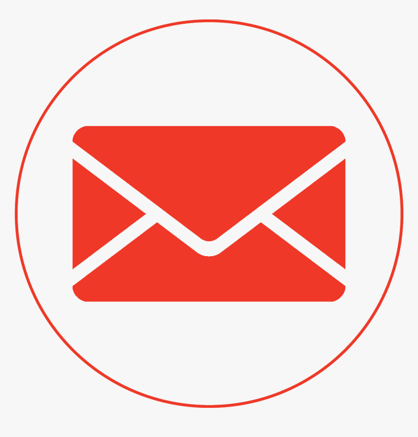 Email, Red Stick French - Red Email Icon Png, Transparent Png, Free Download