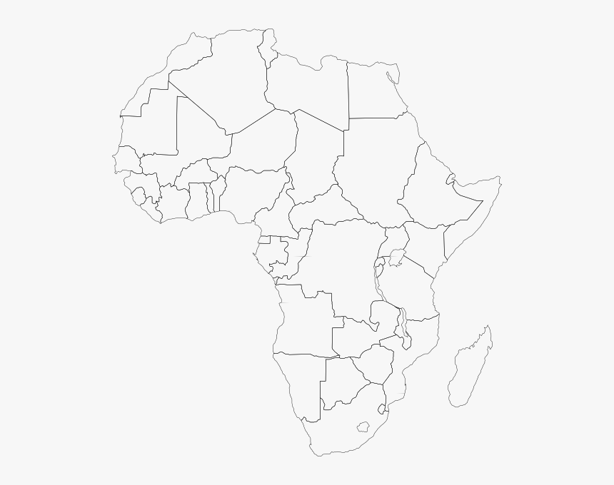 Blank Africa Map Outline