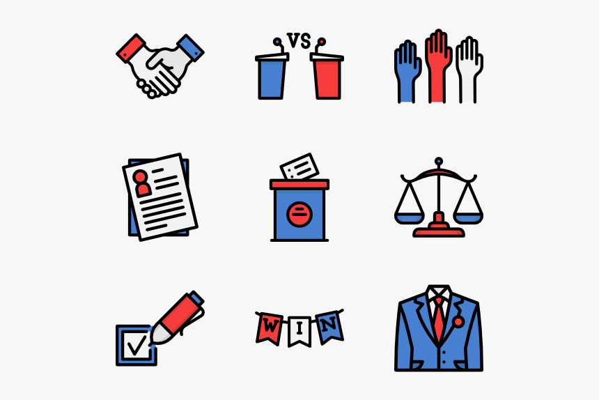 Elections - Politics Icons Png, Transparent Png, Free Download