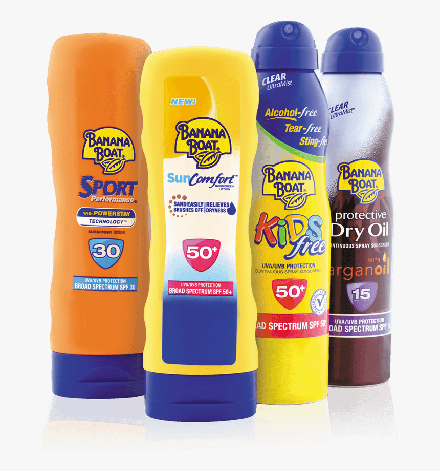 Banana Boat Sunscreen, HD Png Download, Free Download