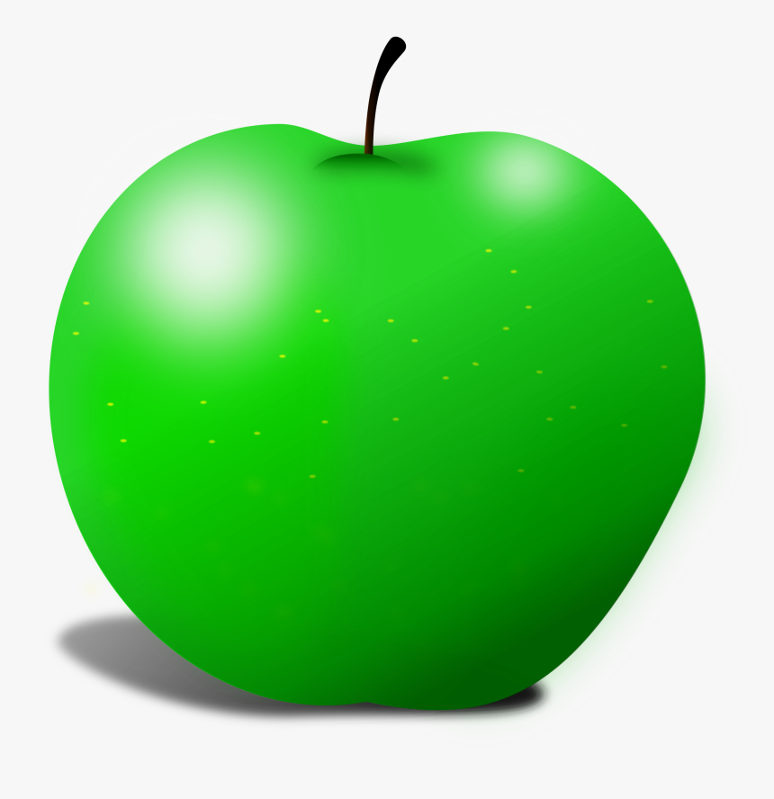 Granny Smith Green Apple Drawing Food - Apple Drawing Png Green, Transparent Png, Free Download