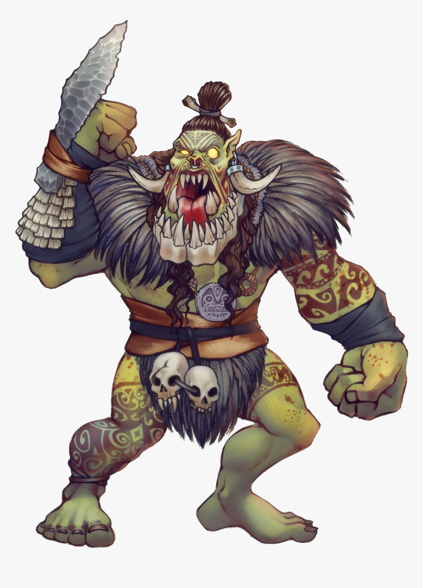 Clip Art Orc Concept Art - Half Orc Ranger Art, HD Png Download, Free Download