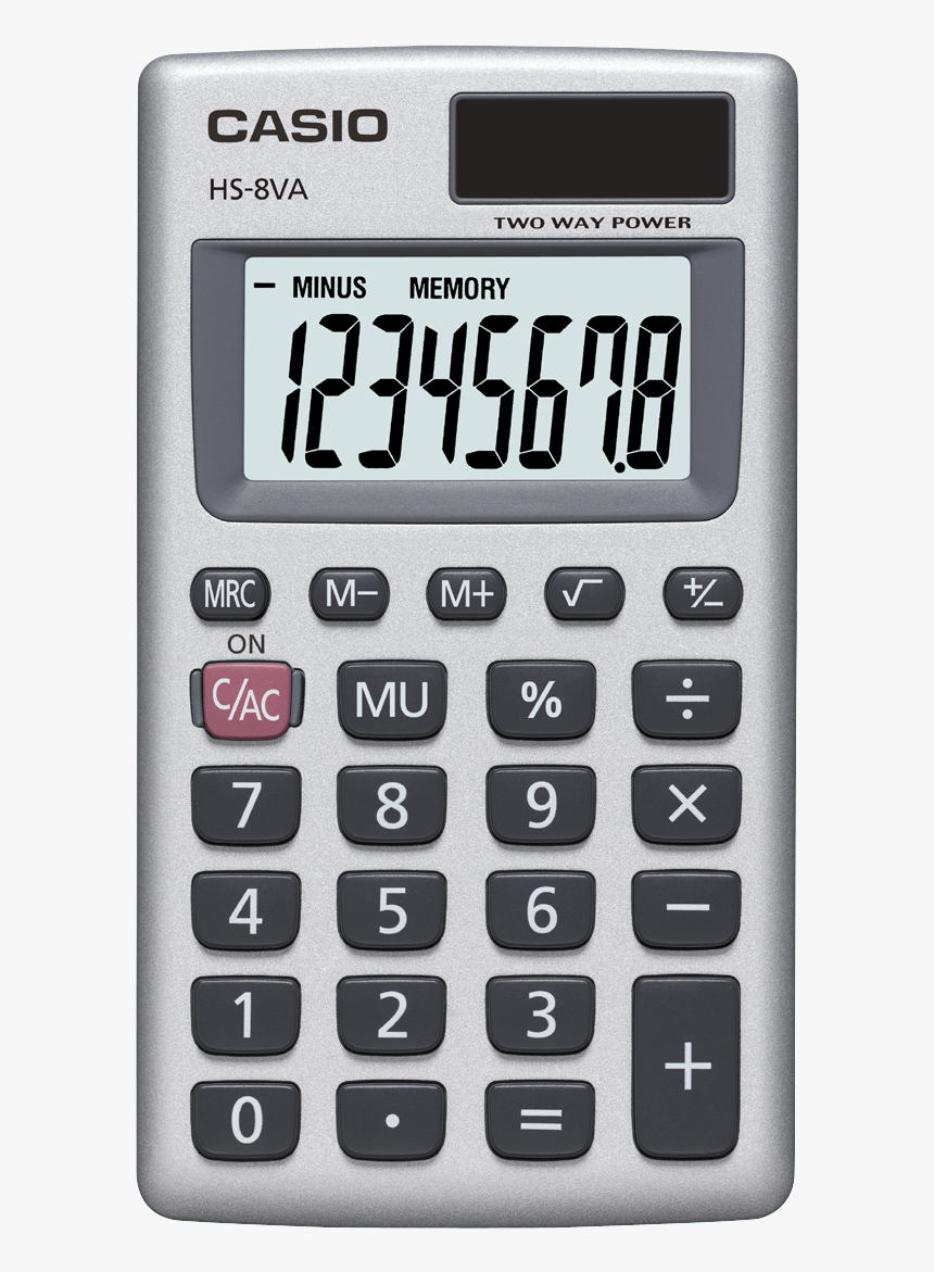 Hs-8va - Basic 5 Function Calculator, HD Png Download, Free Download