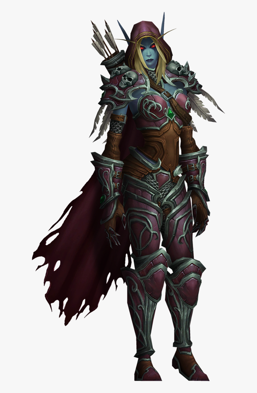 Lance Warrior Windrunner Art Of Warcraft World - Sylvanas Png, Transparent Png, Free Download