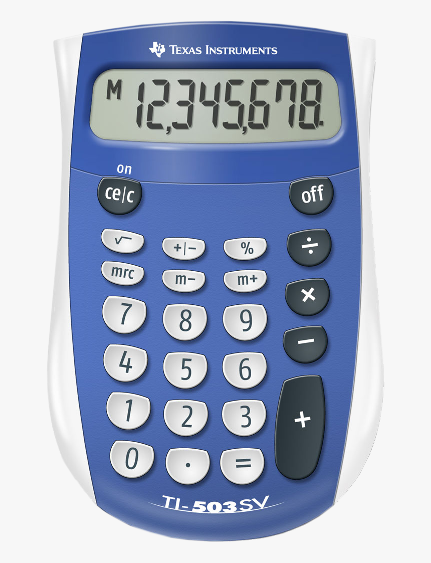 Four Function Calculator Without Square Root, HD Png Download, Free Download