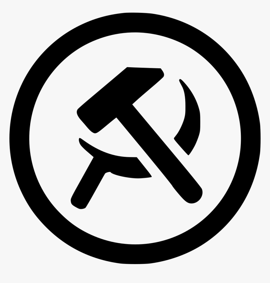 Communism Hammer Sickle Politics - 2 Number In Circle, HD Png Download, Free Download