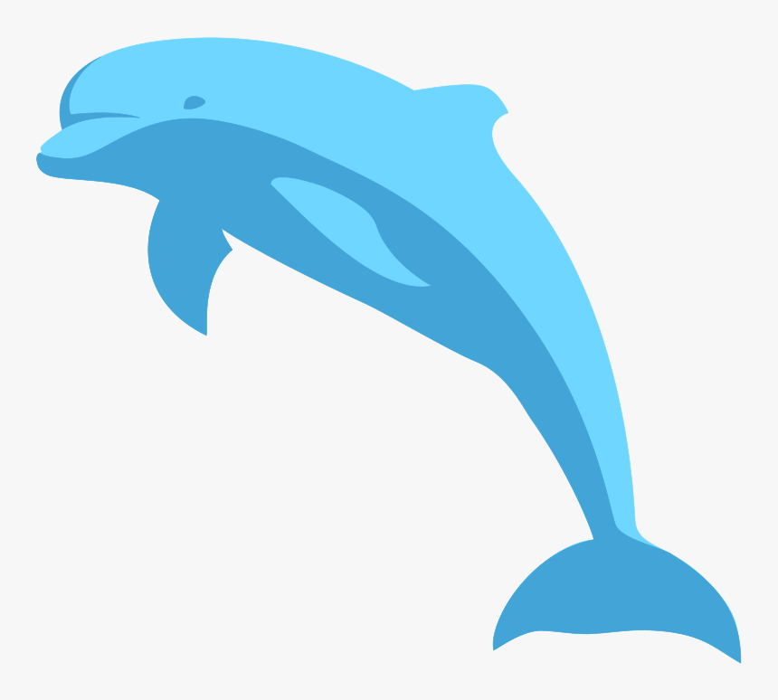 Blue Dolphin Svg Clip Arts - Blue Dolphin Clipart, HD Png Download, Free Download