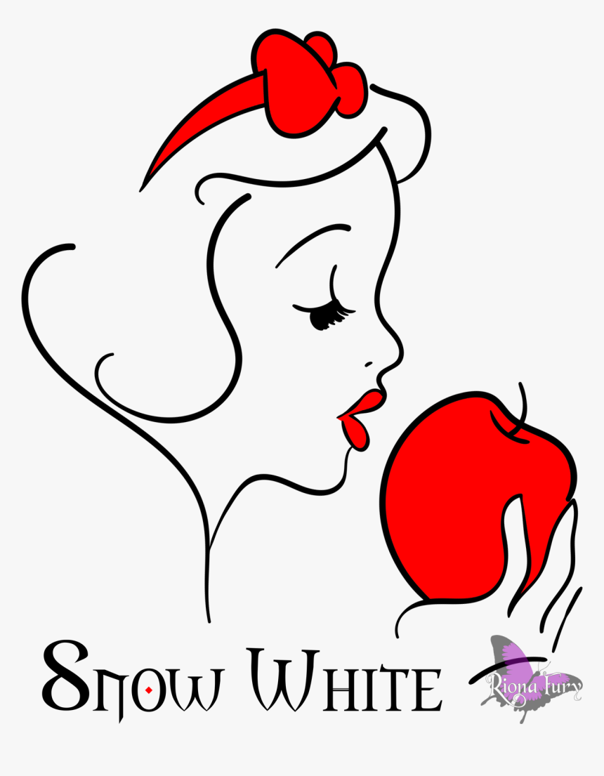 Download Transparent White Snow Png - Snow White Apple Silhouette ...