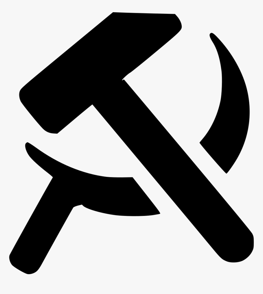 Politics Communism Hammer Sickle - Hammer And Sickle Separate, HD Png Download, Free Download