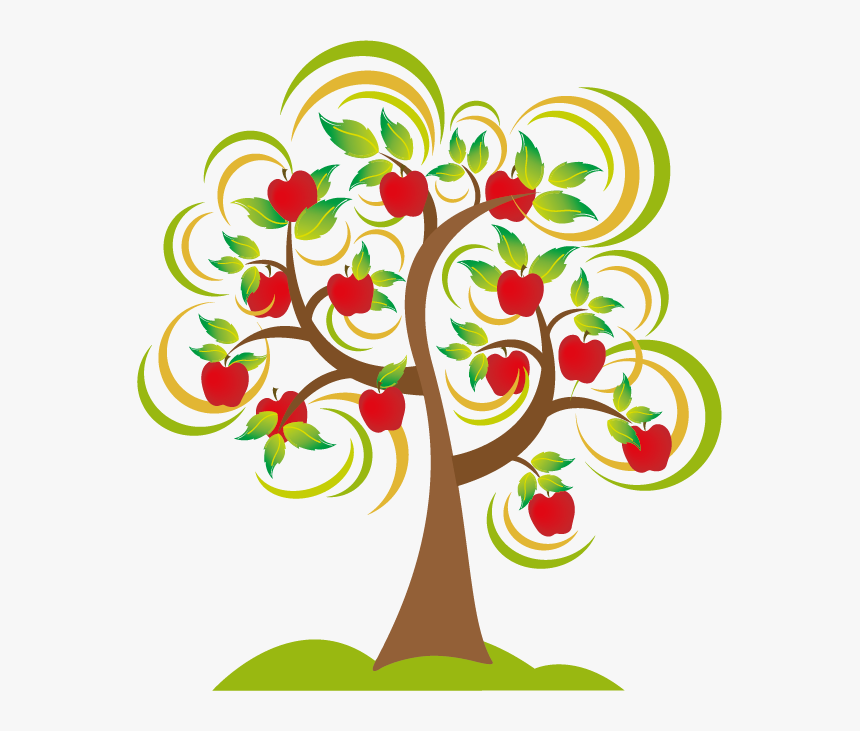 Tree Apple Drawing Free Clipart Hq Clipart - Transparent Apple Tree Clipart, HD Png Download, Free Download