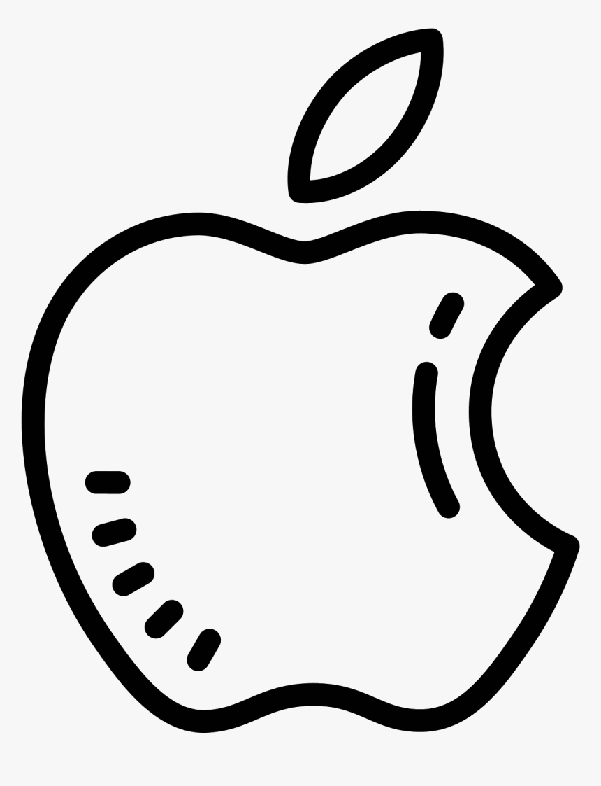 Transparent Bitten Apple Png - Bitten Easy Apple Drawing, Png Download, Free Download