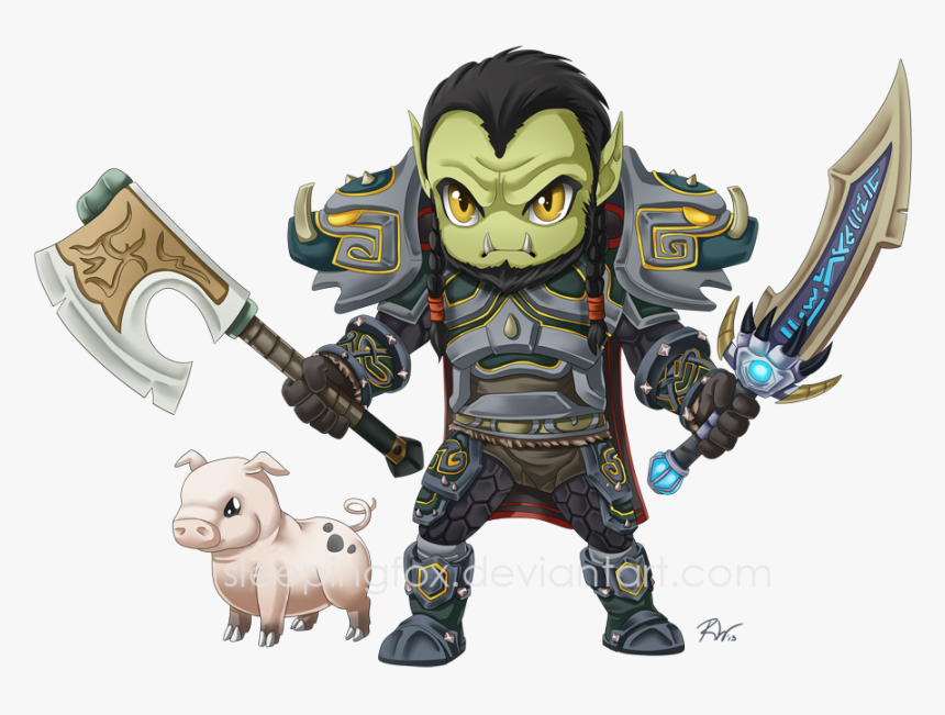 Xallion In His Wow Incarnation - World Of Warcraft Orc Boss, HD Png Download, Free Download