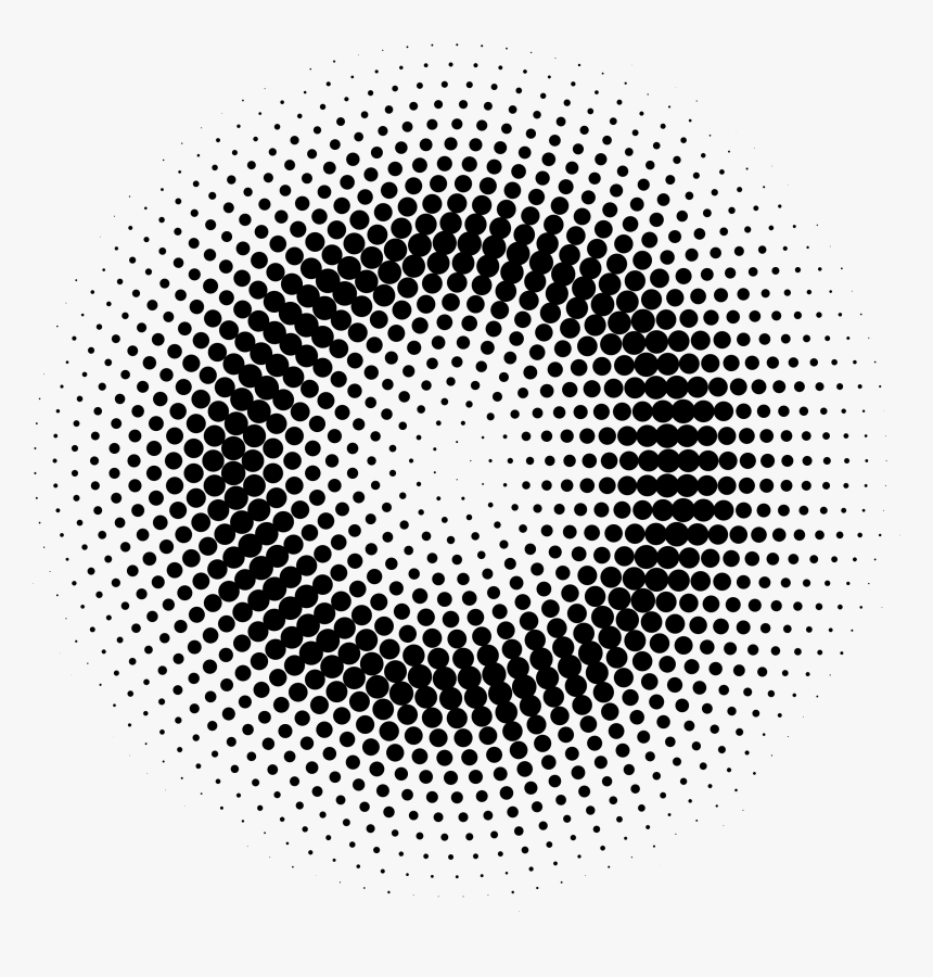 Clip Art Halftone Gradient Photoshop - Halftone Pattern Circle Png, Transparent Png, Free Download