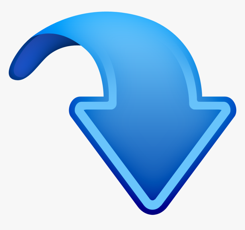 Download Down Arrow Transparent Png - Blue Down Arrow Gif, Png Download, Free Download