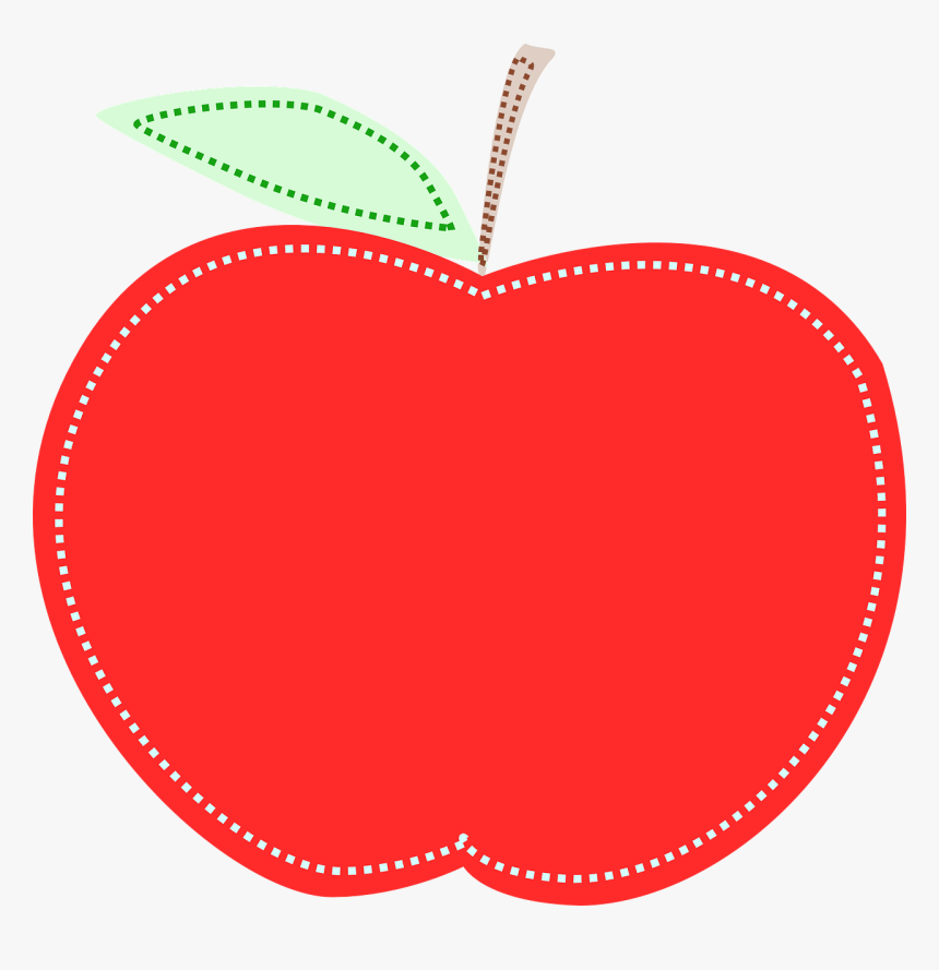 Teacher Apple Scalable Vector Graphics Clip Art - Free Red Apple Vector, HD Png Download, Free Download