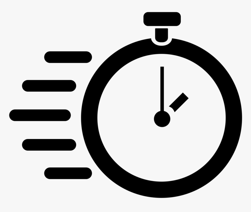 Fast Icon Free Icons Alarm Clock Going Off Alarm Clock - Stopwatch Icon, HD Png Download, Free Download