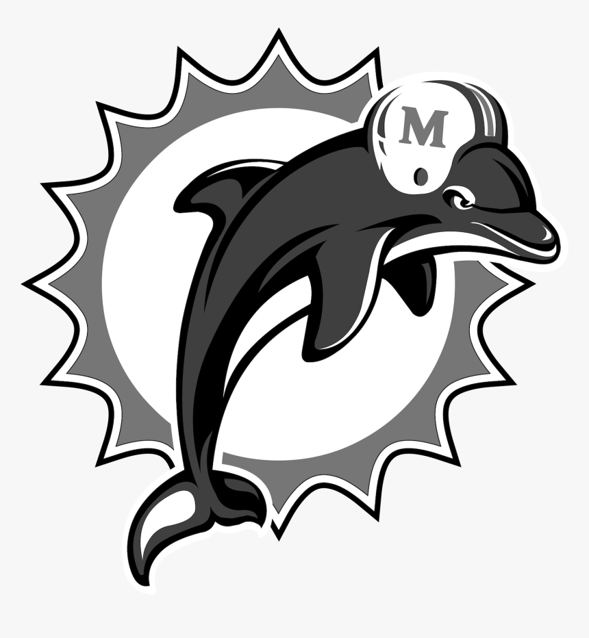 Bottlenose Art,black And White,fictional Character - Individual Nfl Team Logos, HD Png Download, Free Download