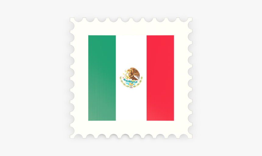 Postage Stamp Icon - Mexico Flag On A Stamp, HD Png Download, Free Download