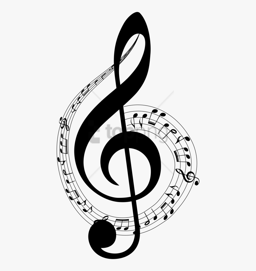 Music Clipart Clear Background - Transparent Music Note Png, Png Download, Free Download