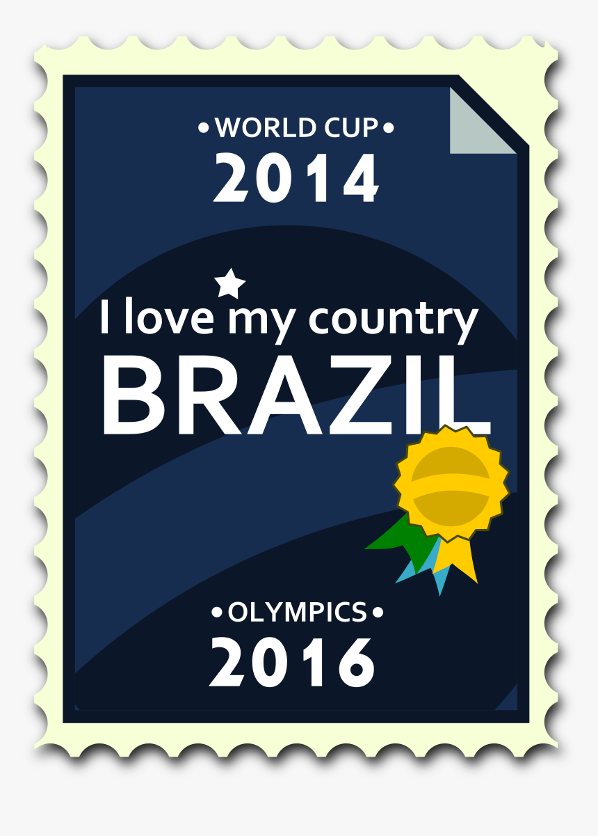 Brazil Big Image Png - Postage Stamp, Transparent Png, Free Download