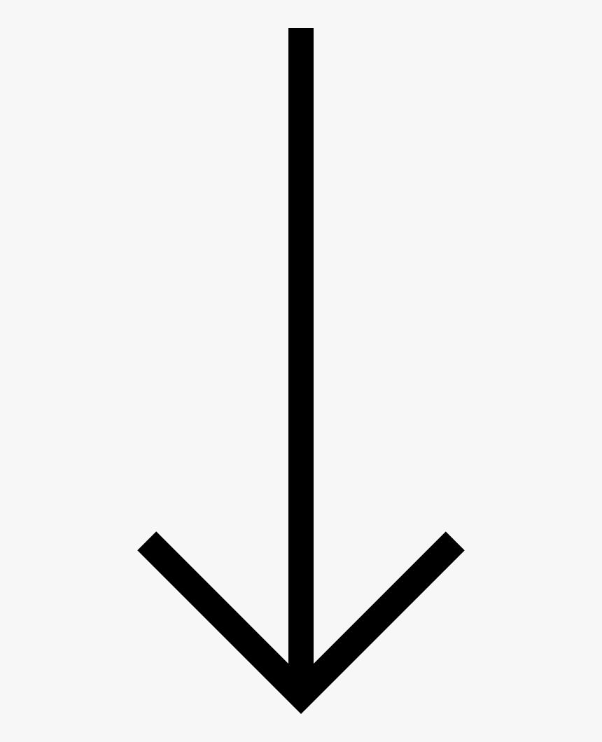 Long Arrow Down Comments - Arrow, HD Png Download, Free Download