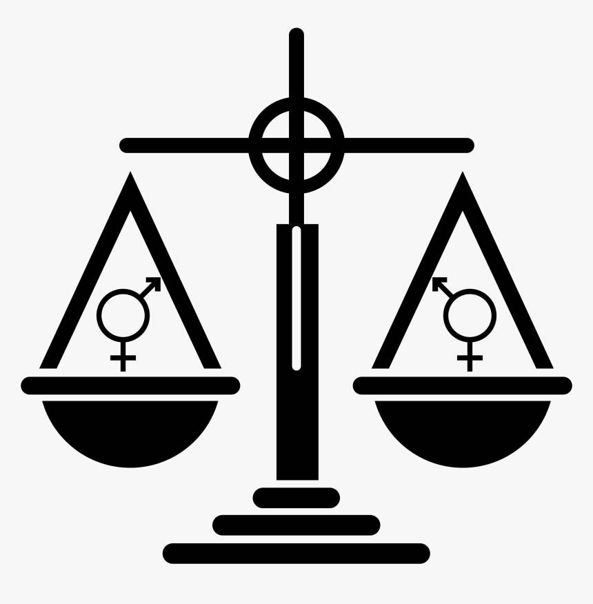 Politics Clipart Woman Equality - Justice Scales Clip Art, HD Png Download, Free Download