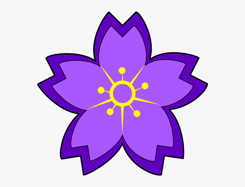Lilac Flower Png - Pink Purple Flower Clipart, Transparent Png, Free Download