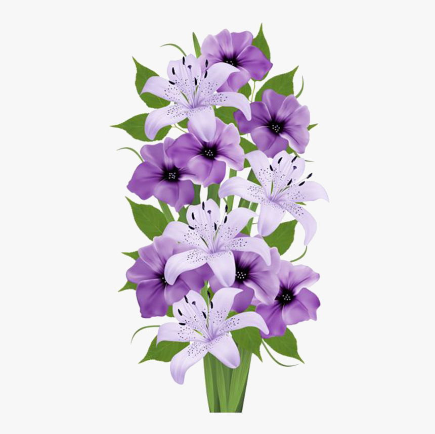 Flower Group Clipart - Beautiful Flowers Hd Png, Transparent Png, Free Download