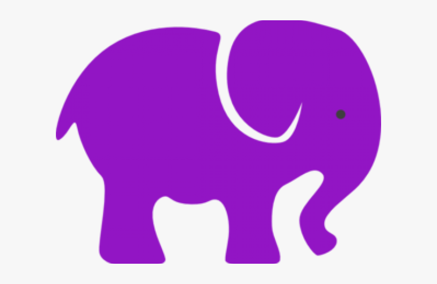 Lavender Clipart Elephant - Clip Art, HD Png Download, Free Download
