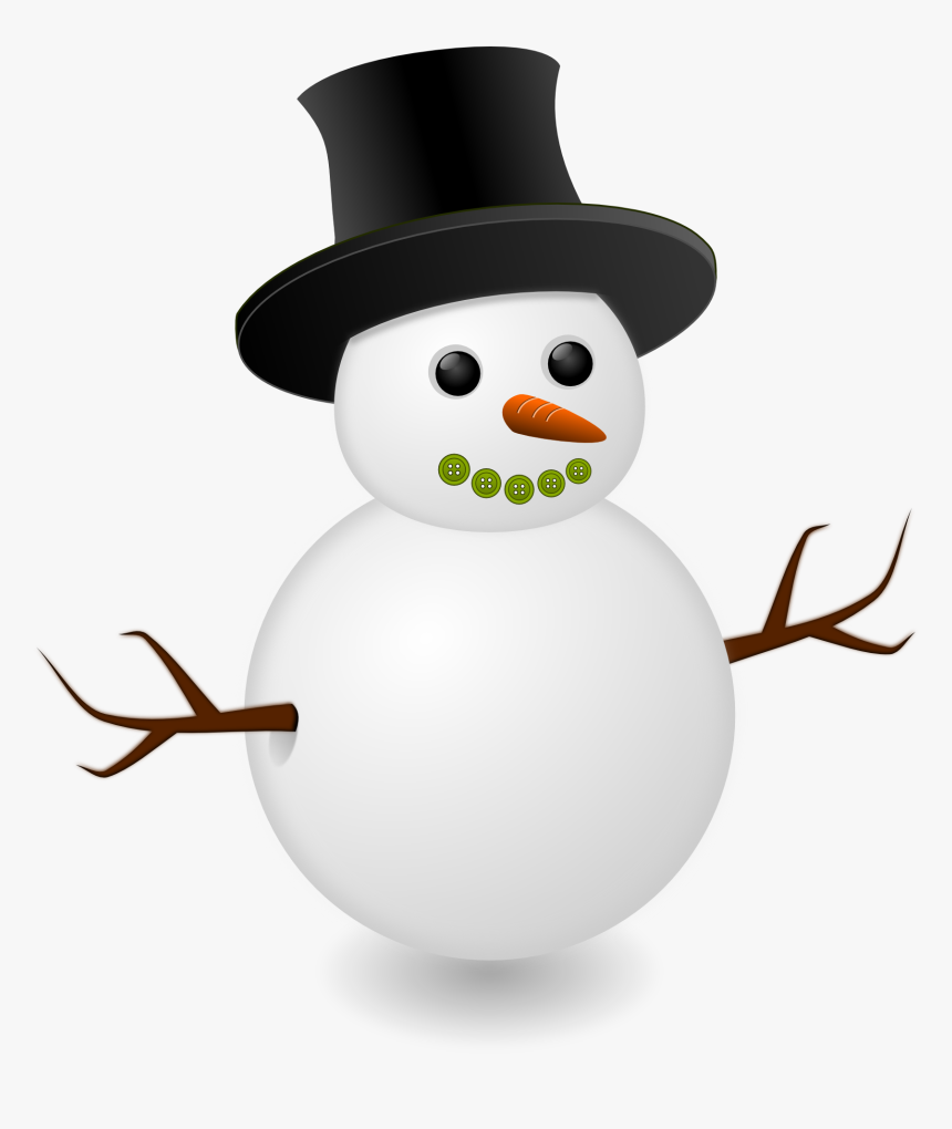 Clipart Snowman Png, Transparent Png, Free Download