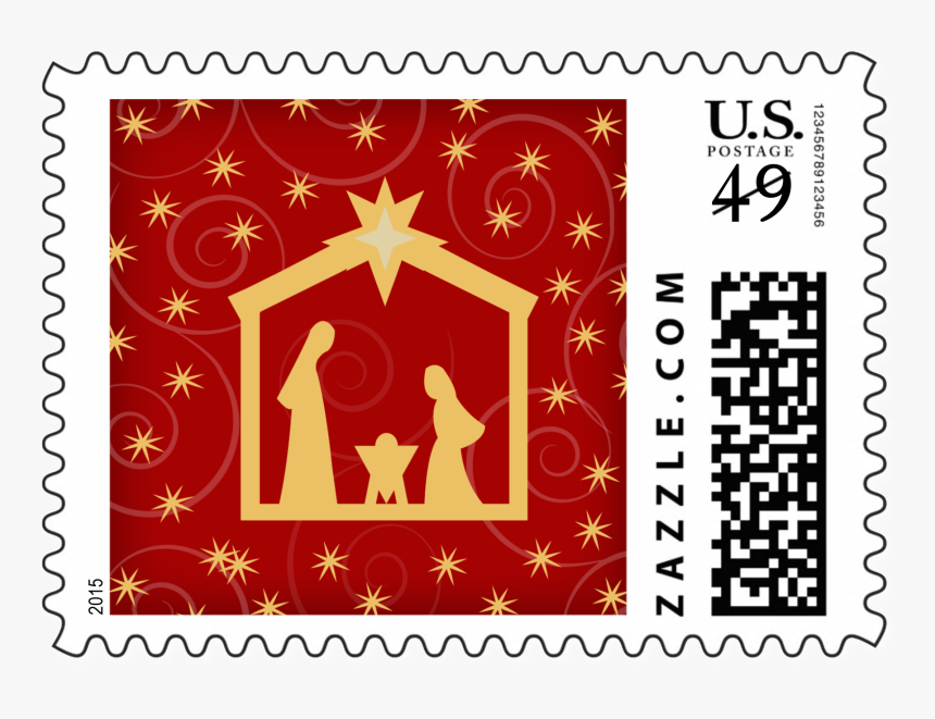 Christmas Postage Stamps Png, Transparent Png, Free Download