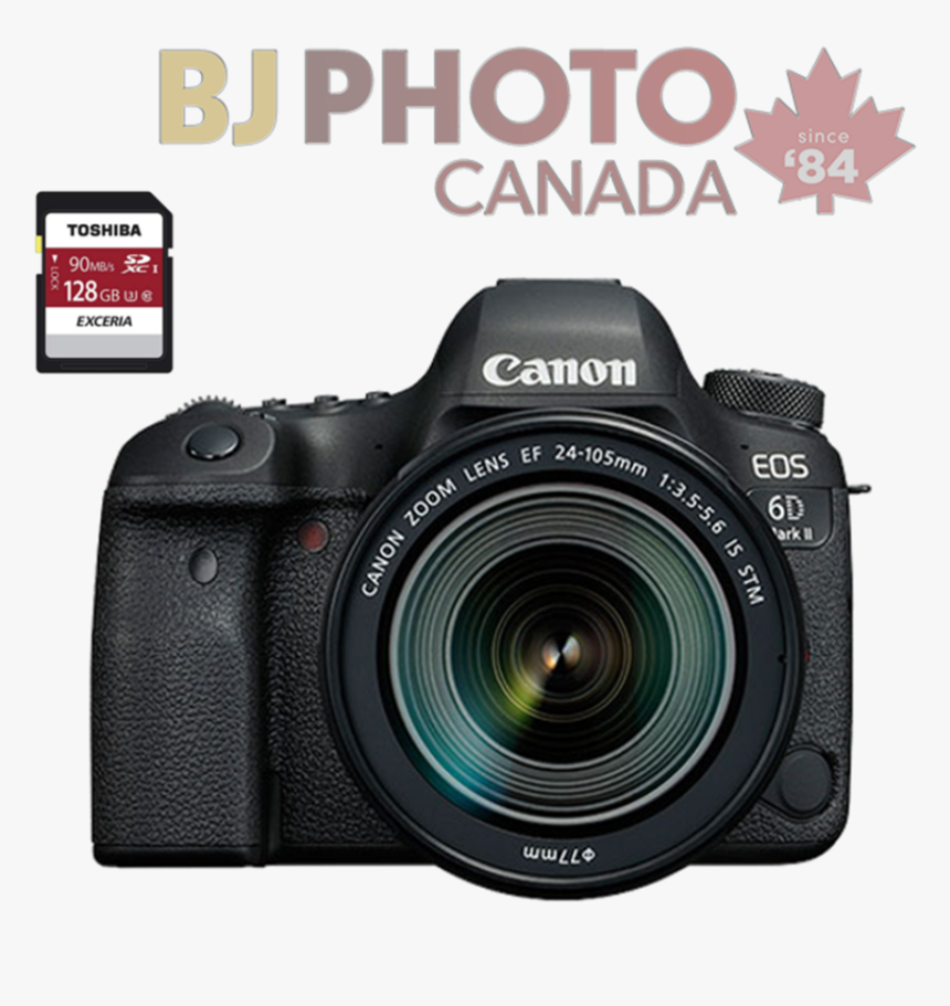 Canon Eos 6d Mark Ii Kit Ef 24 105mm F4l Is Ii Usm, HD Png Download, Free Download