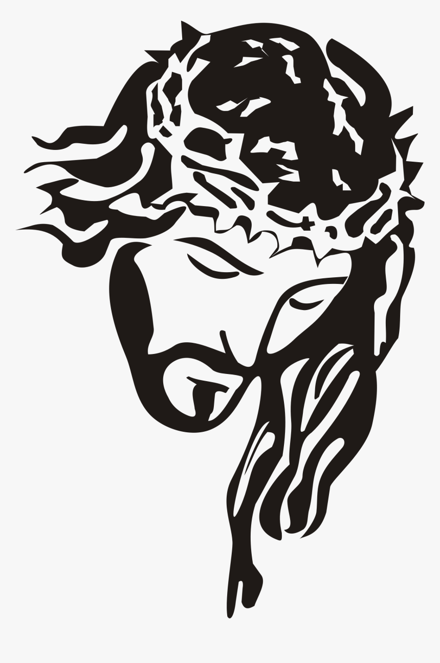 God Png - Jesus Drawing Black And White, Transparent Png, Free Download