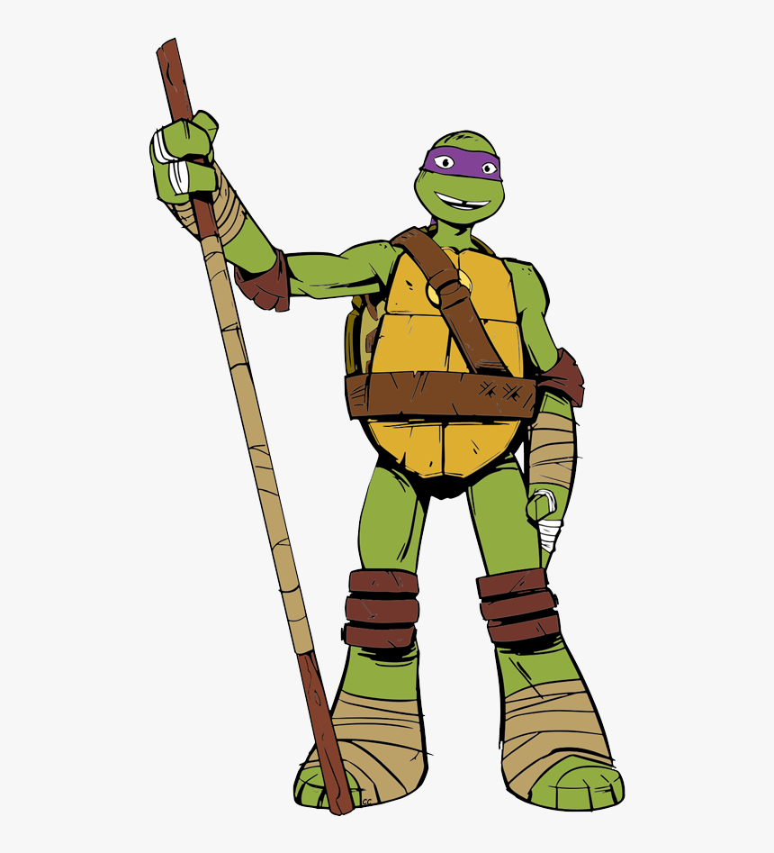 Donatello Ninja Turtle Cartoon, HD Png Download, Free Download