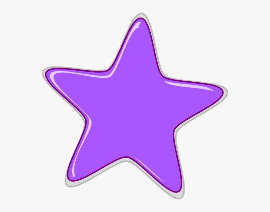 Purple Star Clipart Purple Star Editedr Clip Art At - Estrella De Mar Animada, HD Png Download, Free Download