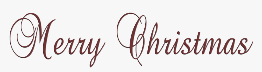 Merry Christmas Text Png Picture - Merry Christmas Words No Background, Transparent Png, Free Download