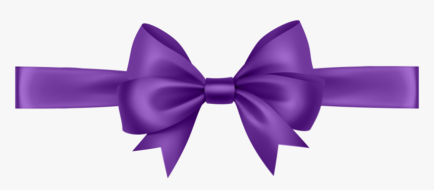 Bow To Print Crossword - Transparent Background Purple Bow Png, Png Download, Free Download
