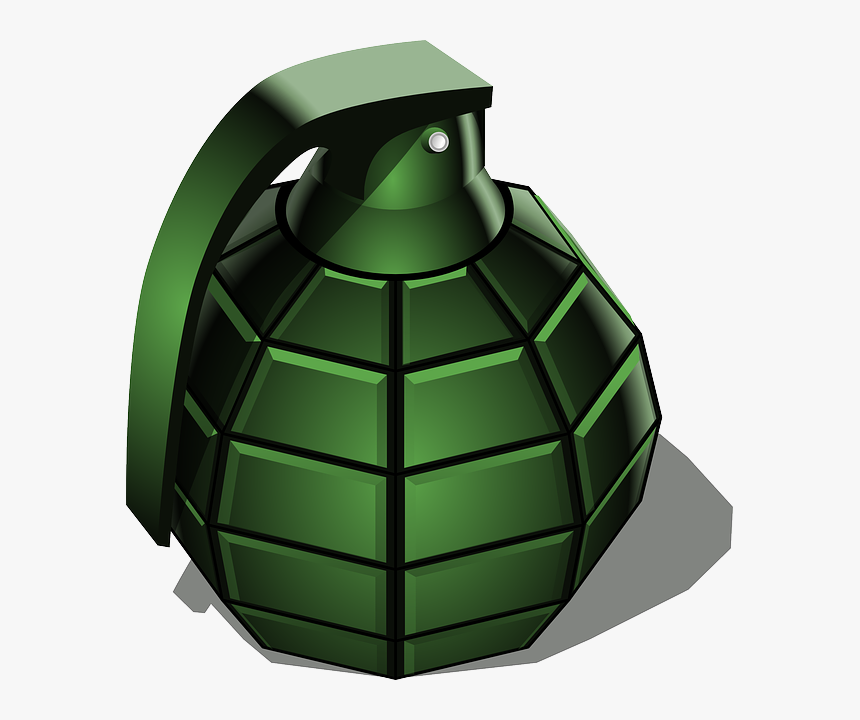 Grenade Svg Clip Arts - No Explosive Sign Png, Transparent Png, Free Download