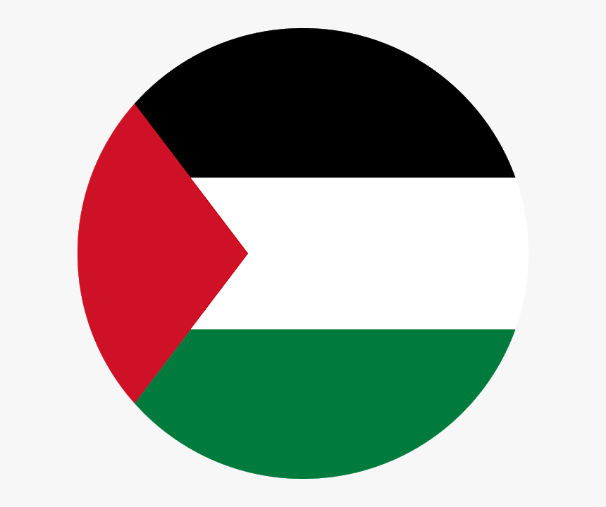 Palestine Flags Circle Png, Transparent Png, Free Download
