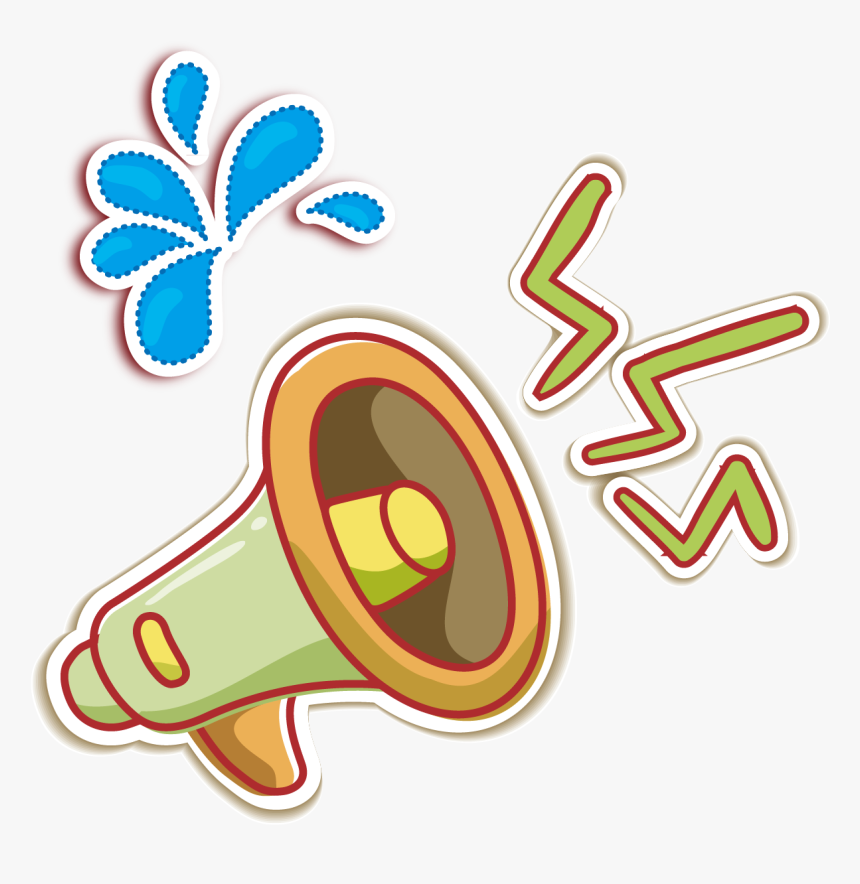 Transparent Megaphone Icon Png - Speaker Cartoon Transparent, Png Download, Free Download