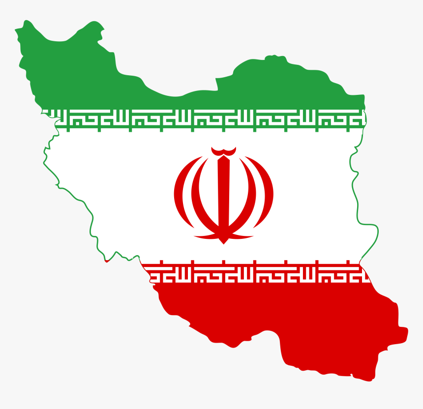 Iran Map With Flag, HD Png Download, Free Download