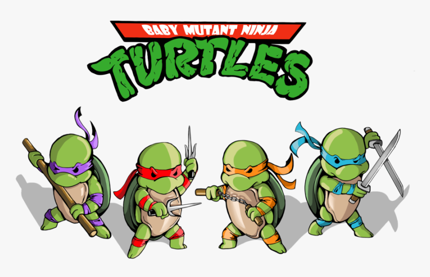 Baby Mutant Ninja Turtles, HD Png Download, Free Download