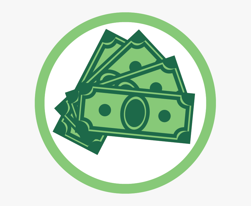 Money Icon Circle - Round Money Icon Png, Transparent Png, Free Download