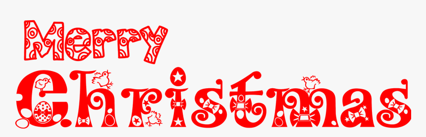 Merry Christmas Text Png - Merry Christmas Words Transparent Background, Png Download, Free Download