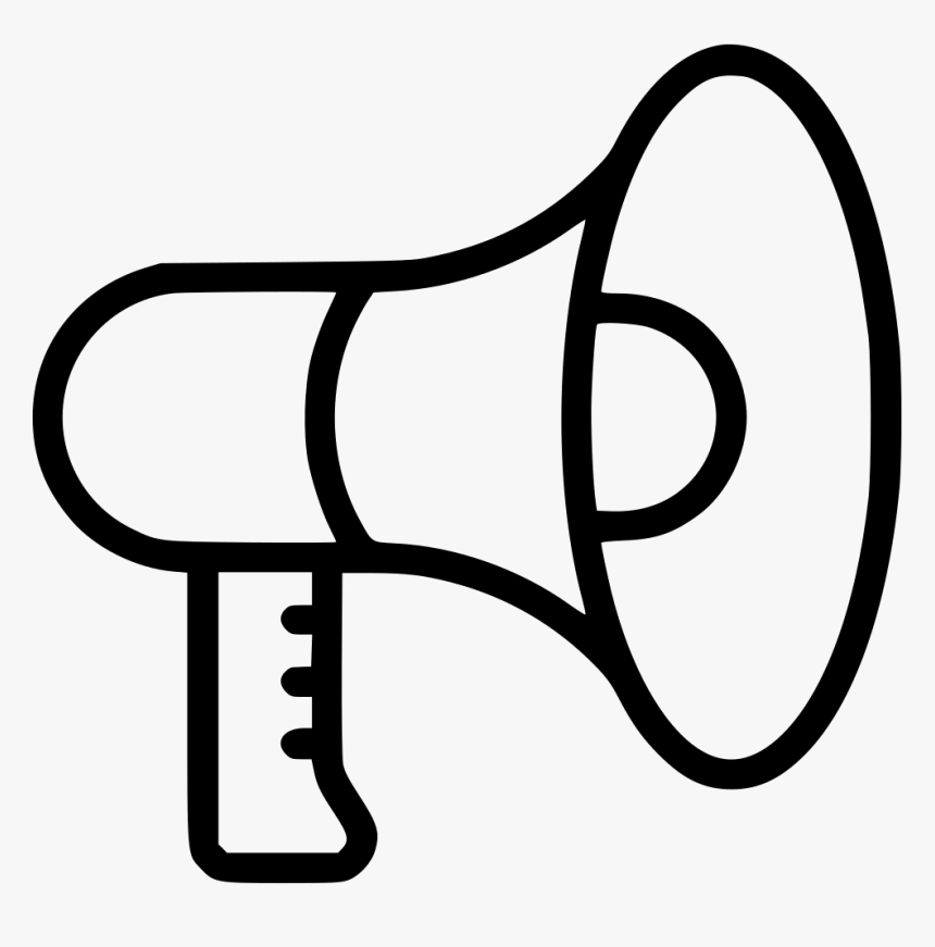 Megaphone Speaker Talk Advertise Loud Promote Svg Png - Icon Person Speaker Png, Transparent Png, Free Download