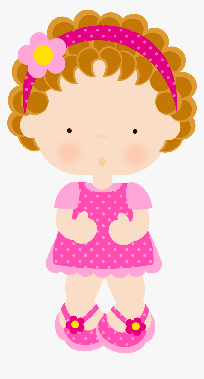 Black And White For Her Clipart Doll - Desenho De Bonecas De Pano, HD Png Download, Free Download