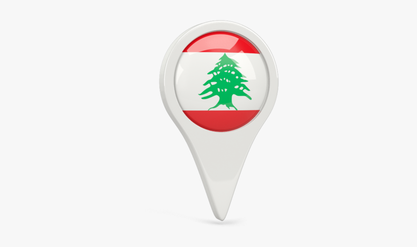 Round Pin Icon - Transparent Lebanon Icon Png, Png Download, Free Download