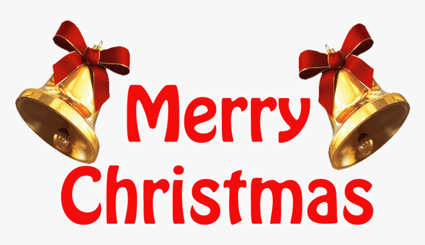 Merry Christmas Bells Transparent Background Christmas - Merry Christmas Bell, HD Png Download, Free Download