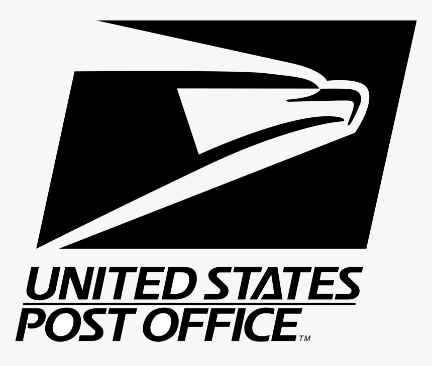 United States Post Office Logo Png Transparent - Usps Logo Black And White, Png Download, Free Download