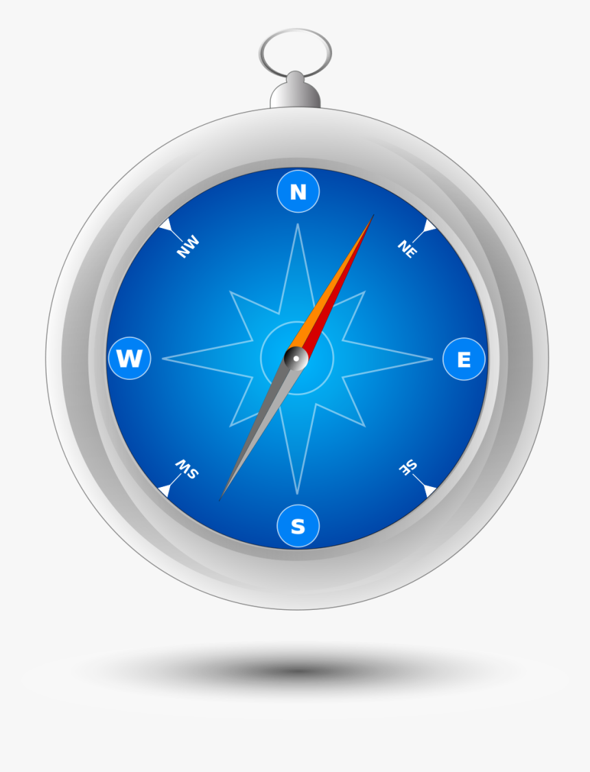 Blue,clock,measuring Instrument - Compass Price In Pakistan, HD Png Download, Free Download